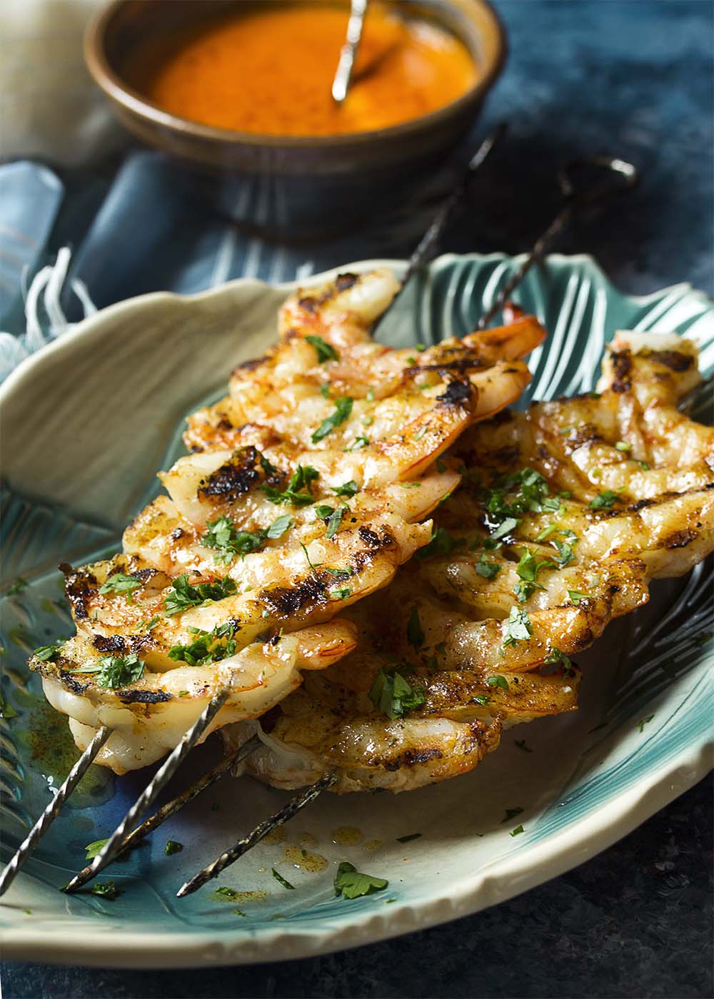 Grilled Shrimp Kabobs, Mediterranean-Style